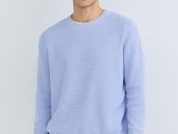 Текстурный джемпер, Голубой