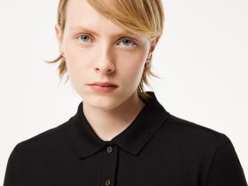 Женское поло Lacoste приталенного кроя из эластичного хлопка