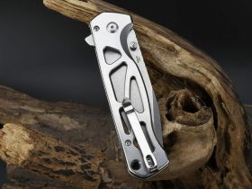 Складной нож CJRB Chord, сталь AR-RPM9, рукоять сталь