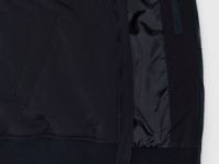 Утеплённый бомбер с воротником-стойкой, Черный