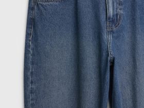 Свободные джинсы Bow, Синий