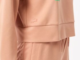 Женская короткая толстовка Lacoste с капюшоном