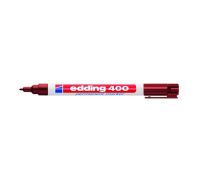 Маркер перманентный Edding "400" 1 мм с круглым наконечником, коричневый