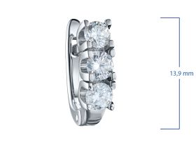 Серьги из серебра э0612сг04220923
