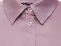 Блузка свободного силуэта с отложным воротником