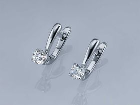 Серьги из белого золота э4712сг02164000
