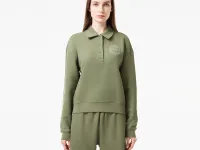 Женская флисовая толстовка-поло Lacoste