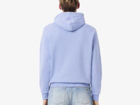 Мужское худи Lacoste классического кроя с флисом