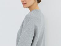 Джемпер плотной вязки, Серый