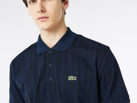 Мужское поло Lacoste приталенного кроя