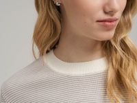 Джемпер полуприлегающего кроя с хлопком