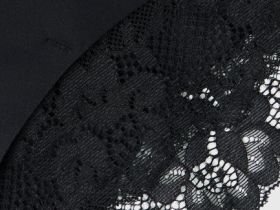 Классические брифы с кружевом сзади, 2 шт., Черный