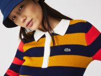 Женское платье-поло Lacoste в полоску