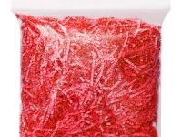 Бумажный наполнитель MESHU 2 мм, 100 г, красный