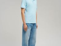 Поло slim fit из хлопкового трикотажа