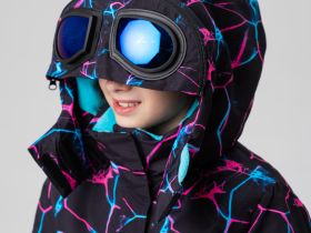 Комбинезон текстильный с полиуретановым покрытием для девочек