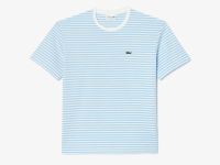 Мужская полосатая Футболка Lacoste из плотного хлопка