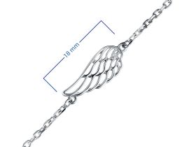 Браслет из серебра с бриллиантом э0601бр07178300