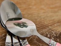 Набор столовых приборов Anna Molly, розовый