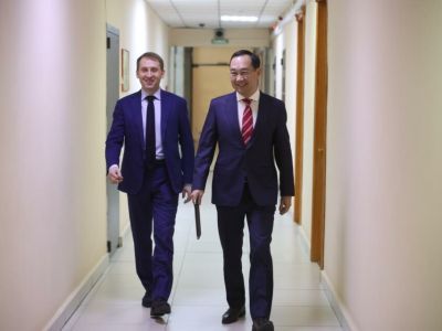 Фото дня. В Якутию приехал министр природных ресурсов и экологии РФ Александр Козлов