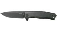 Складной нож LionSteel MT01B BW, сталь M390, рукоять Black titanium
