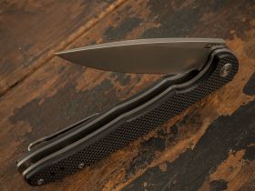 Складной нож CJRB Briar, сталь D2, рукоять G10, Black