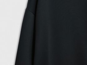 Платье с вырезом лодочка, Черный