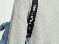 Пуховик с капюшоном и воротником-стойкой