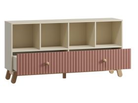 Стеллаж детский Финни 155x78 Розовый