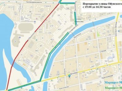 В Якутске 14 сентября временно ограничат движение по улице Ойунского