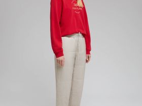 Утепленные брюки с эластичным низом