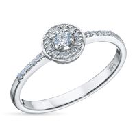 Кольцо из серебра э0612кц04153200_white