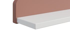 Полка Велди 80x14 Розовый