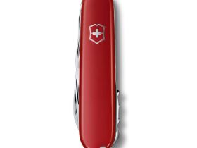 Нож перочинный Victorinox Huntsman, сталь X55CrMo14, рукоять Cellidor®, красный, 15 функций, 91мм