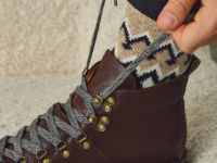 Ботинки из натуральной кожи, Коричневый