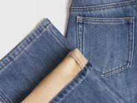 Утеплённые джинсы для девочек, Синий