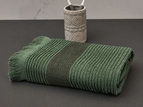 Полотенце махровое Montalto, зеленое