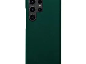 Чехол-накладка Kzdoo Noble Collection для Samsung Galaxy S23 Ultra искусственная кожа (зеленый)