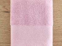 Полотенце махровое Strisce, розовое