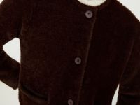 Кардиган с округлой горловиной