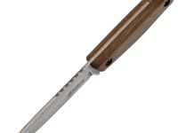 Нож General X1 RedSteel, сталь AUS-8 SW, тактический нож, рукоять орех