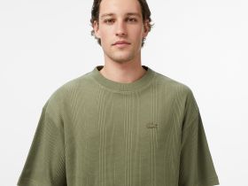 Мужская хлопковая футболка Lacoste