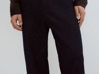 Свободные джинсы Bow, Синий