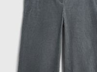 Прямые брюки из вельвета, Серый