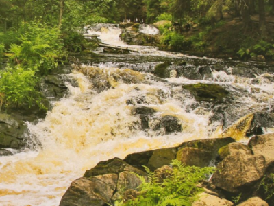 Природа Карелии: четыре водопада и круиз на ладье по Ладожским шхерам