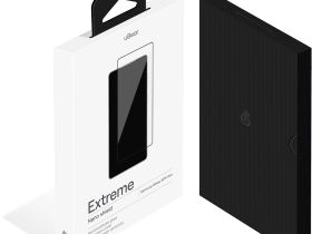 Защитное стекло uBear Extreme 3D Shield для Samsung Galaxy S25+ с чёрной рамкой