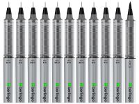 Набор линеров пигментных Berlingo "Precision" черные, 11 шт., европодвес