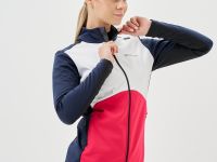 Тренировочная куртка Nordski Advance White/Pink/Blueberry W