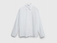 Блузка из лиоцелла, Белый