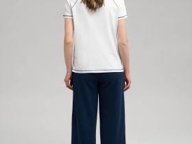 Футболка облегающего кроя из джерси